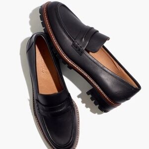 Madewell Lugsole Leather Loafers